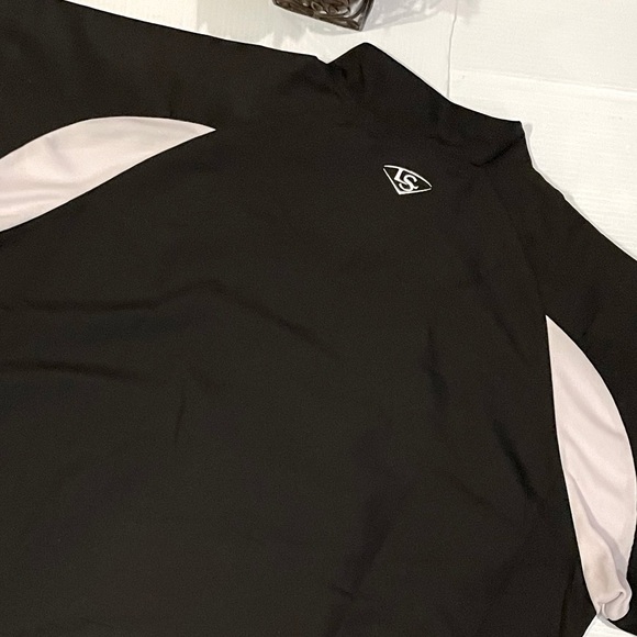 Mens Louisville Slugger Tech Apparel Batting Cage Pull-Over Top 1/4 zip Front - Picture 11 of 13